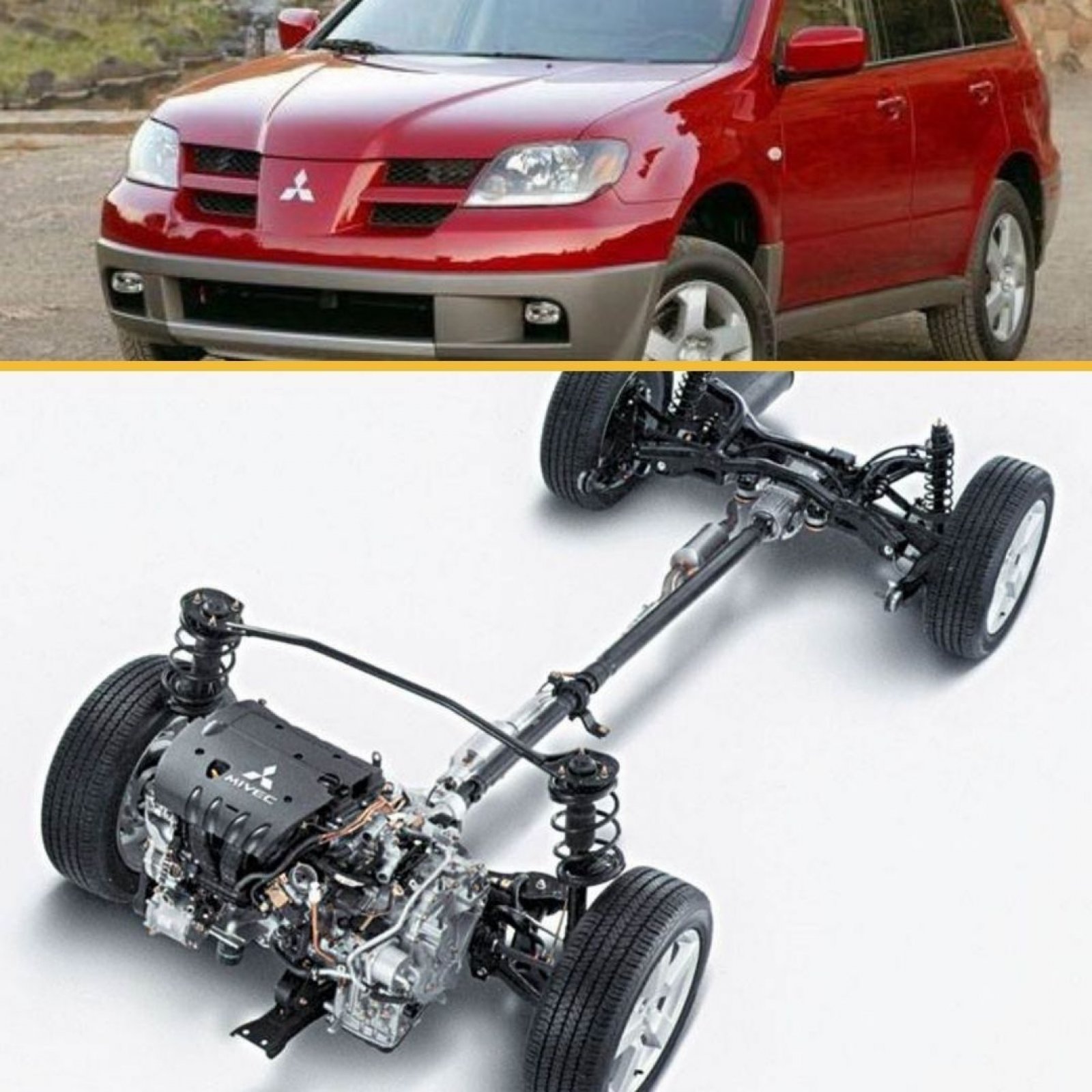 Mitsubishi Outlander 2005 року. Відновлення сайлентблоків задніх амортизаторів
